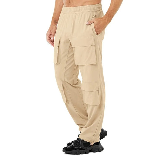 Spodnie cargo z mieszanki bawełnianej