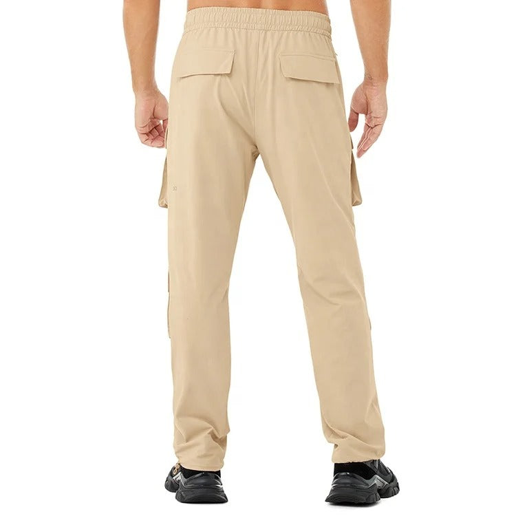 Spodnie cargo z mieszanki bawełnianej