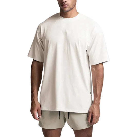 Krótkie spodenki z materiału syntetycznego