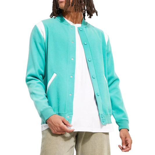 Kurtka z materiału syntetycznego z zatrzaskami