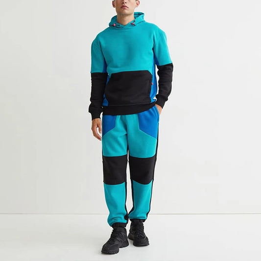 Dres z materiału polarowego z panelami kolorystycznymi