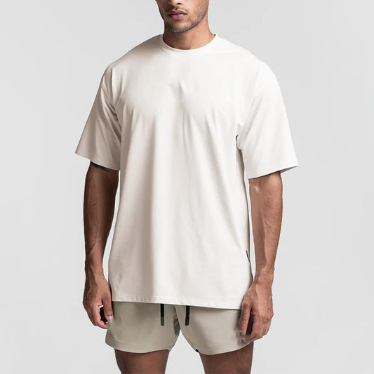 Krótkie spodenki z materiału syntetycznego